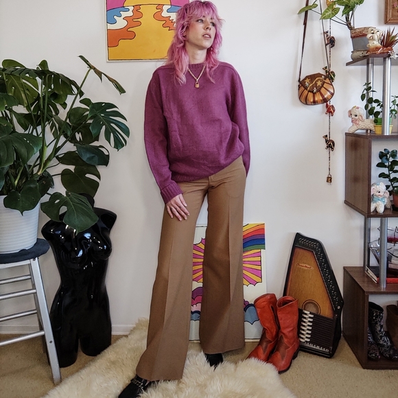 Vintage 70s Flare Trousers - Picture 5 of 10